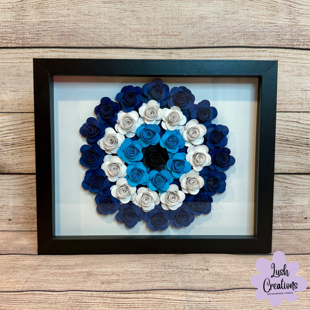 Blue Evil Eye Flower Box