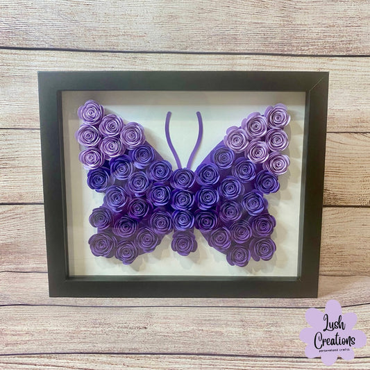 Ombré Butterfly Flower Box