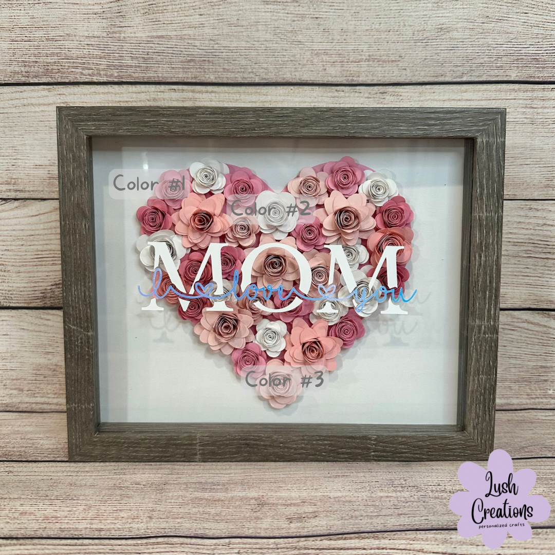 Mother's Day Heart Garden Flower Box