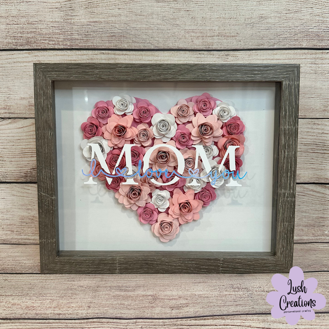 Mother's Day Heart Garden Flower Box